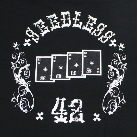 seedleSs　Tシャツ　"ARCH TRUMP 42 S/S TEE"　(Black)