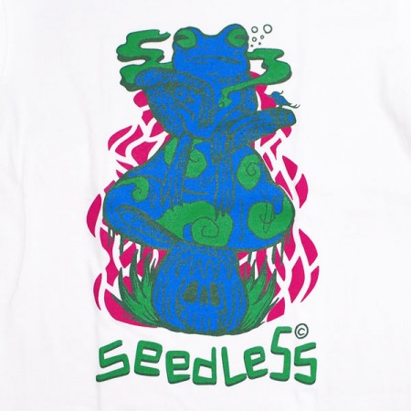 seedleSs　Tシャツ　"PSYCHO FROG S/S TEE"　(White)