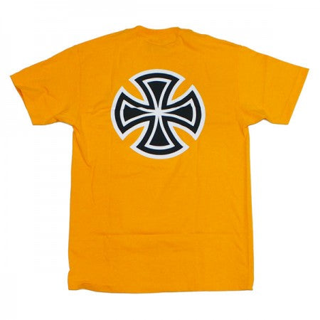 INDEPENDENT　Tシャツ　"BAR/CROSS TEE"　(Gold)