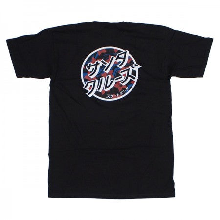 SANTA CRUZ　Tシャツ　"JAPANESE BLOSSOM DOT TEE"　(Black)