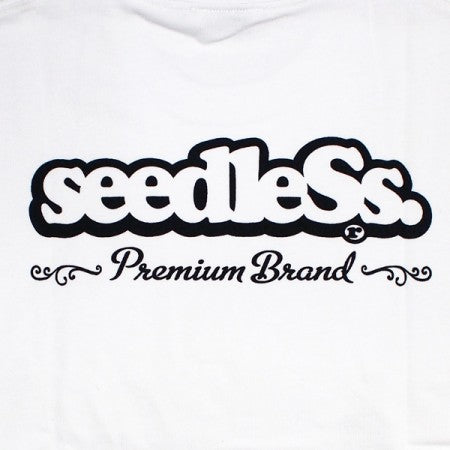 seedleSs　Tシャツ　"MORE GIVE LESSL OSE OVER SIZE 9.1 oz S/S TEE"　(White)