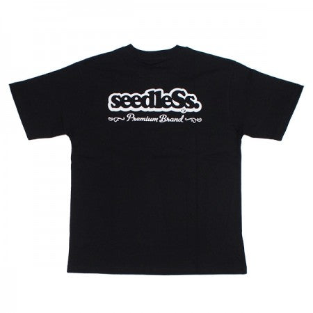 seedleSs　Tシャツ　"MORE GIVE LESSL OSE OVER SIZE 9.1 oz S/S TEE"　(Black)