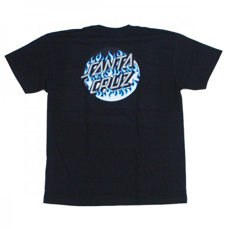SANTA CRUZ　Tシャツ　"BLAZE DOT TEE"　(Black)