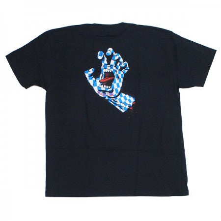 SANTA CRUZ　Tシャツ　"ARCH CHECK HAND TEE"　(Black)