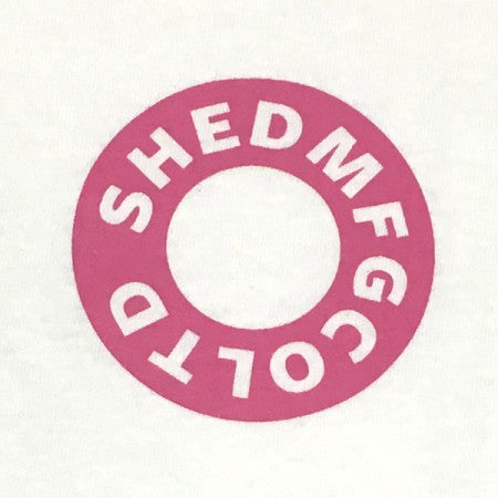 Shed Tシャツ "circle" (white/pink)