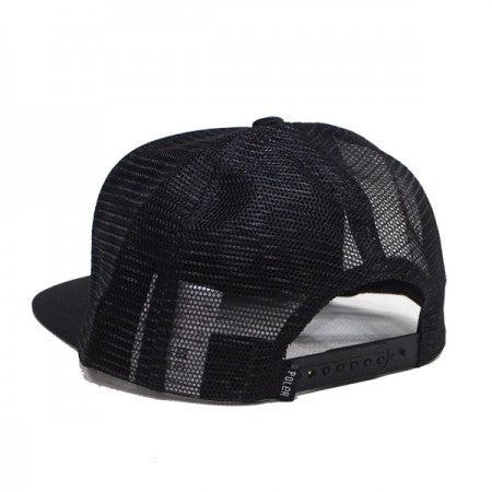 POLeR　メッシュキャップ　"VENN DIAGRAM MESH TRUCKER CAP"　(Black)