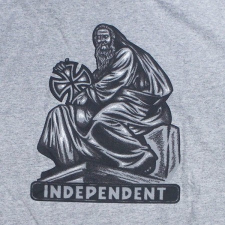 INDEPENDENT　Tシャツ　"SET IN STONE TEE"　(Heather Gray)