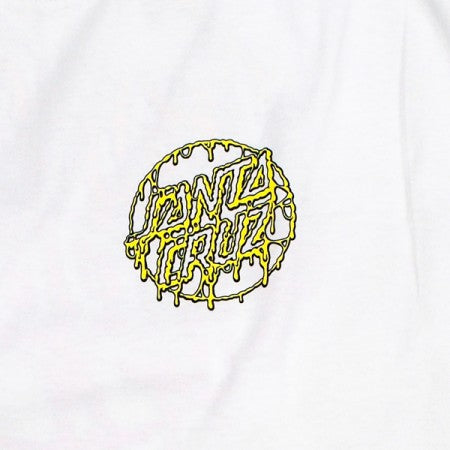 ★30%OFF★ SANTA CRUZ　Tシャツ　"TOXIC DOT TEE"　(White)