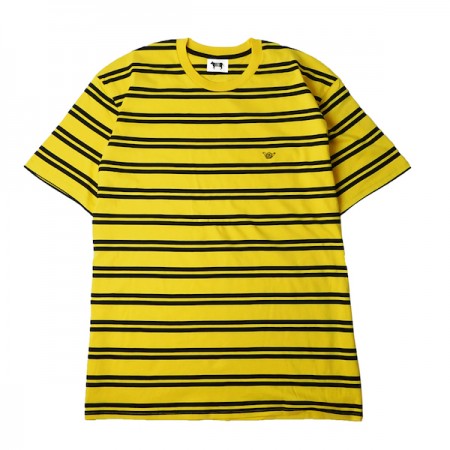 MINOS　ボーダーTシャツ　"KOISA CLASSIC STRIPE TEE"　(Yellow/Black)