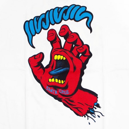 SANTA CRUZ x MxMxM　"MAGICAL SCREAMING HAND TEE"　(White)