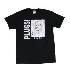 PLUGS　Tシャツ　"PEACE TEE"　(Black)