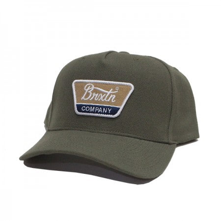 BRIXTON　キャップ　"LINWOOD C MP SNAPBACK CAP"　(Military Olive)