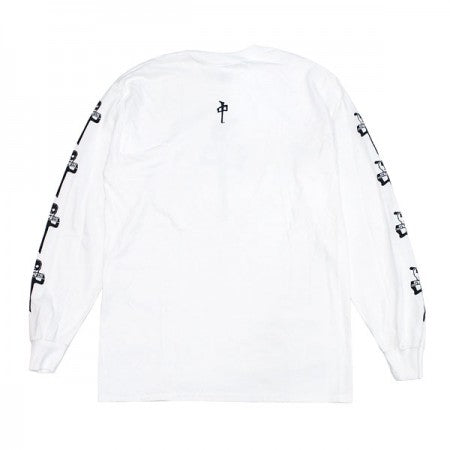 RDS x SKULL SKATES　"コラボロングスリーブTシャツ"　(White)