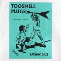 toosmell records×PLUGS　Tシャツ　"SATANIC DAZE TEE"　Wht