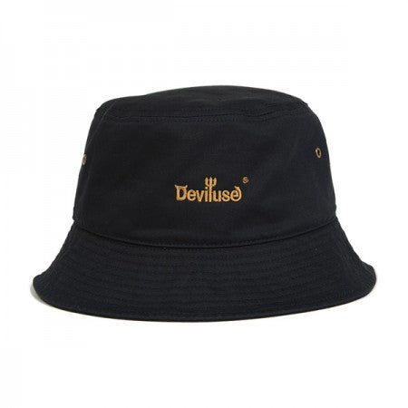 Deviluse　ハット　"SMALL LOGO BUCKET HAT"　(Black)