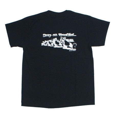 RADIALL　Tシャツ　"KEEP ON TRUCKIN' CREW NECK T-SHIRT S/S"　(Black)