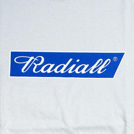 RADIALL　Tシャツ　"FLAGS CREW NECK T-SHIRT S/S"　(Snow White)