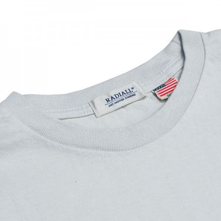 RADIALL　Tシャツ　"FLAGS CREW NECK T-SHIRT S/S"　(Snow White)