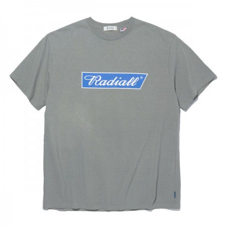 RADIALL　Tシャツ　"FLAGS CREW NECK T-SHIRT S/S"　(Gray)