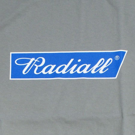 RADIALL　Tシャツ　"FLAGS CREW NECK T-SHIRT S/S"　(Gray)