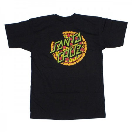 SANTA CRUZ×TMNT　コラボTシャツ　"TMNT PIZZA DOT TEE"　(Black)