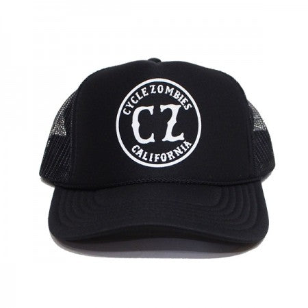 CYCLE ZOMBIES　メッシュキャップ　"CALIFORNIA TRUCKER CAP"　(Black)