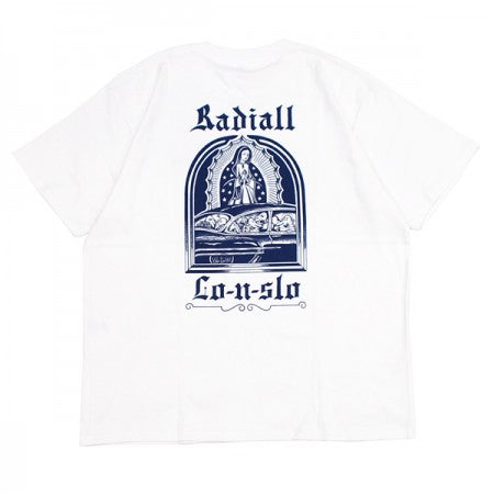 RADIALL　Tシャツ　"LO-N-SLO CREW NECK T-SHIRT S/S"　(White)