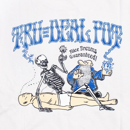 RADIALL　Tシャツ　"TRUE DEAL POT CREW NECK T-SHIRT S/S"　(White)