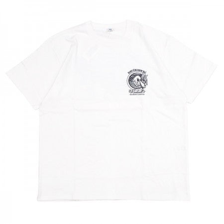 RADIALL　Tシャツ　"TRUE DEAL POT CREW NECK T-SHIRT S/S"　(White)