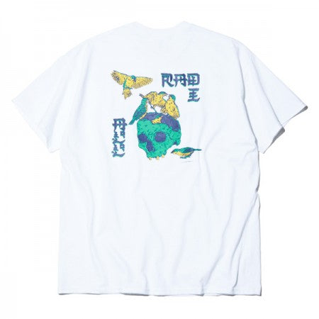 RADIALL×HIROTTON　Tシャツ　"SUZUME CREW NECK T-SHIRT S/S"　(White)