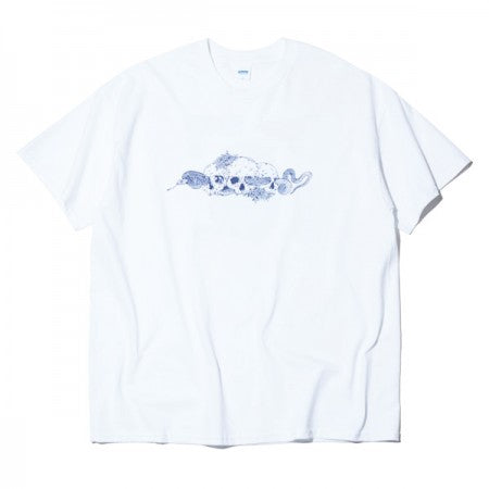 RADIALL×HIROTTON　Tシャツ　"SUZUME CREW NECK T-SHIRT S/S"　(White)