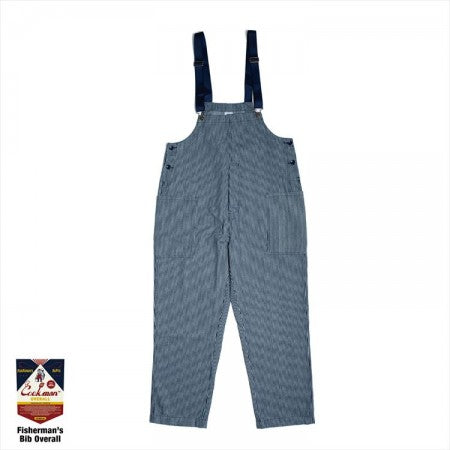 COOKMAN　オーバーオール　"FISHERMAN'S BIB OVERALL"　(Hickory / Navy)