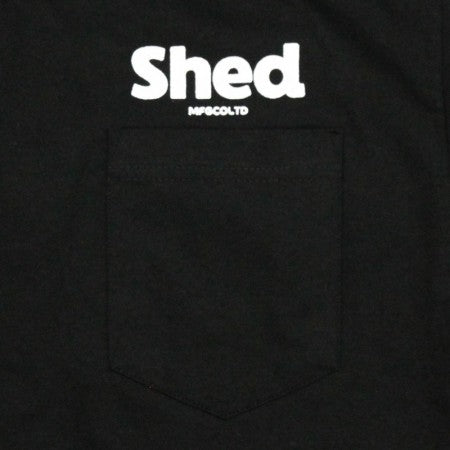 Shed Tシャツ "waffle" (Black)