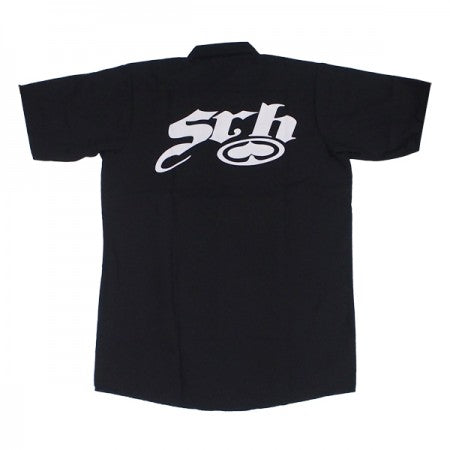 SRH　S/Sワークシャツ　"SNAKE WORK SHIRTS"　(Black)