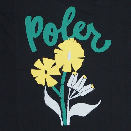 POLeR　Tシャツ　"POPPY TEE"　(Black)