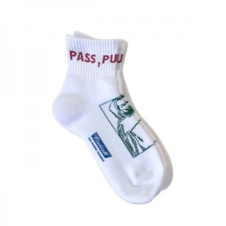 RADIALL　ソックス　"2PAC SOX PASS MIDDLE"　(White)