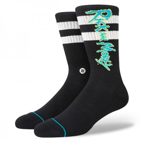 STANCE x Rick and Morty　ソックス　"RICK AND MORTY"　(Black)