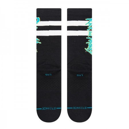 STANCE x Rick and Morty　ソックス　"RICK AND MORTY"　(Black)