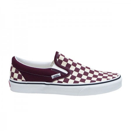 VANS　"CLASSIC SLIP-ON"　(CHECKERBOARD) Port Royale / True White