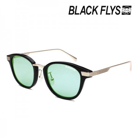 BLACK FLYS　サングラス　"FLY ROVER"　(Black-Gold / Light Green Lens)