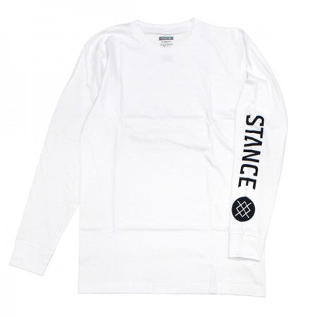 STANCE　L/STシャツ　"SOURCE LS TEE"　(White)