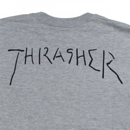 THRASHER　L/STシャツ　"GONZ L/STEE"　(Gray/Black)