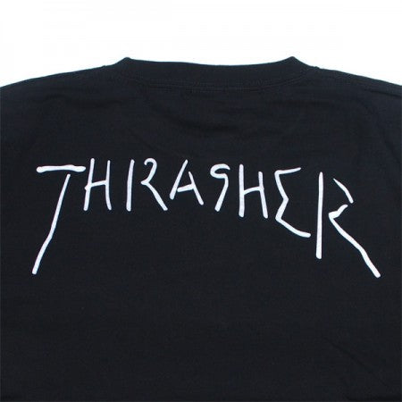 THRASHER　L/STシャツ　"GONZ L/STEE"　(Black/White)