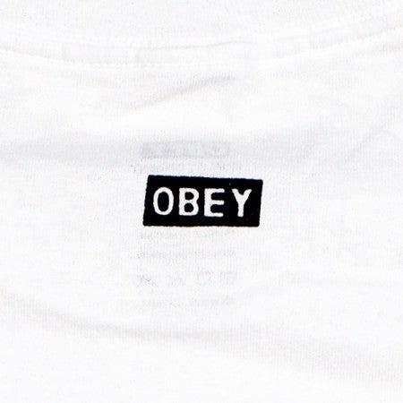 OBEY　Tシャツ　"DEFEND BLACK LIVES 2 BASIC TEE"　(White)