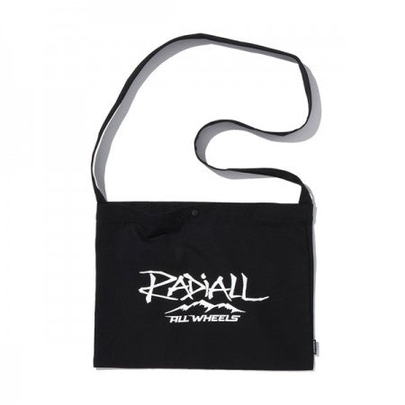 RADIALL　ショルダーバッグ　"ALL WHEELS SHOULDER BAG"　(Black)