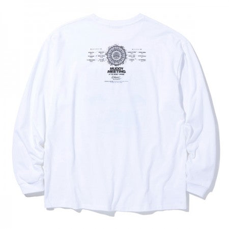 RADIALL　L/STシャツ　"MR. MUDDY CREW NECK T-SHIRT L/S"　(White)