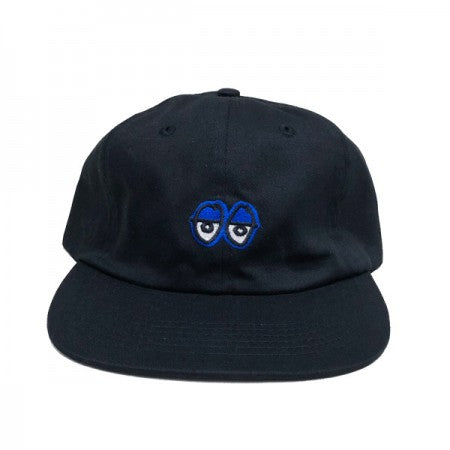 KROOKED　キャップ　"EYES STRAPBACK CAP"　(Black / Blue)