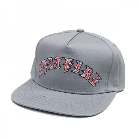 SPITFIRE　キャップ　"OLD E ARCH SNAPBACK CAP"　(Gray / Red)
