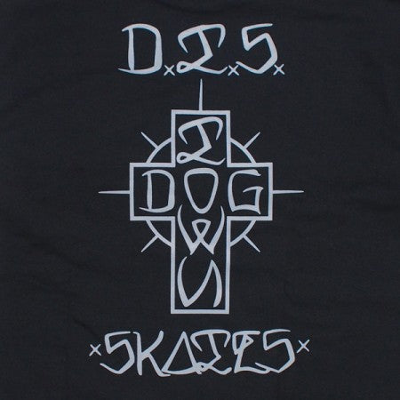 DOGTOWN　L/STシャツ　"DTS SKATES L/S TEE"　(White / Dark Electric)