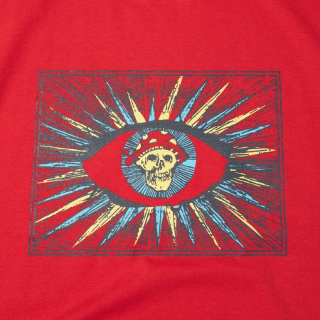 ★30%OFF★ RADIALL　L/STシャツ　"DEAD HEAD CREW NECK T-SHIRT L/S"　(Red)